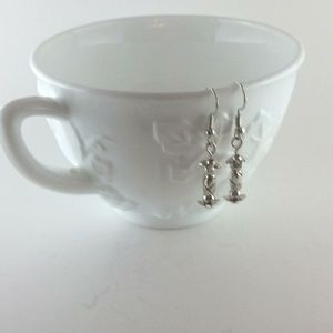 Silver earrings